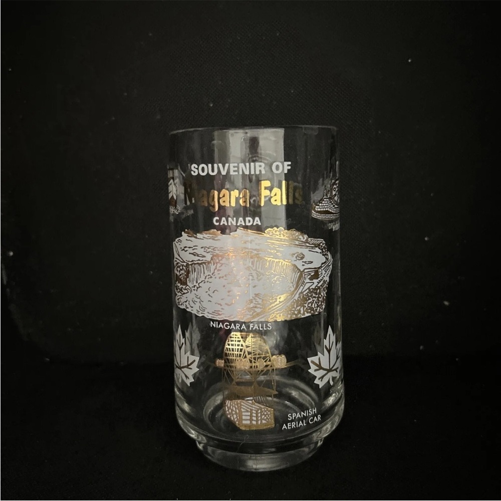 Vintage Souvenir Niagara Falls Beer Glass